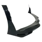 For 2014-2019 Corvette C7 Z06 Stage 3 Front Lip Splitter + Side Winglets Gloss Black - Image 3