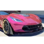 For 2014-2019 Corvette C7 Z06 Stage 3 Front Lip Splitter + Side Winglets Gloss Black - Image 15