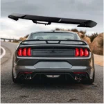 Fit 2015-2021 Ford Mustang GT Style Rear Trunk Spoiler Wing Lid (Gloss Black) - Image 2
