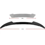 Fit 2015-2023 Dodge Charger Gloss Black Rear Wickerbill Spoiler Add-on Decklid Flap - Image 7