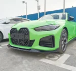 Fits BMW 2021-2024 G22 G23 430i M440i Carbon Fiber Print Front Bumper Lower Lips - Image 4