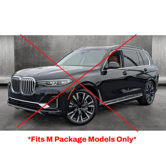 Fits 2023-2025 BMW G07 X7 LCI Gloss Black M Performance Style Full Body Kit - Image 4