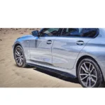 Fit 2019-2025 BMW 3 Series G20 M330i M340i M Sport Side Body Skirt Splitter Under Spoiler Rocker Panel Bottom Extension Lip - Image 7
