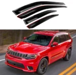 Fit 2011-2021 Jeep Grand Cherokee Window Visors Rain Guards Deflector