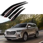 For Hyundai Grand Santa Fe XL 2013-2019 OE Style Vent Window Visors Rain Sun Wind Guards Shade Deflectors