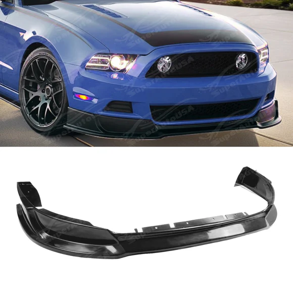 For 2013-2014 Ford Mustang PU Front Bumper Splitter Spoiler Lip 1pc - Image 2