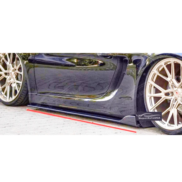 Carbon Fiber Print Side Skirts Extension Fits BMW 2000-2025 All Year Model - Image 8