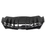 Fits Chevrolet Corvette C8 2020-2025 Shark Fin Style Gloss Black Rear Bumper Diffuser - Image 9