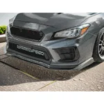 Real Carbon Fiber Front splitter Lip 1pc for Subaru WRX CS Style 2018-2021 - Image 2