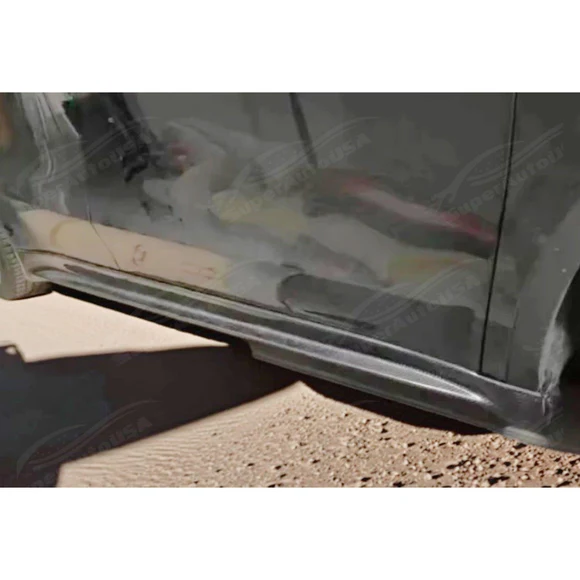 Fits Tesla Model Y 2020-2025 Real Carbon Fiber Side Skirts Extension - Image 5
