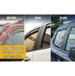 Black Window Visor Shade Deflector For Toyota Camry (2018-2024) - Image 7