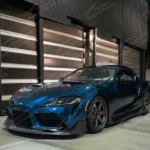 Fits Toyota Supra 2021-2025 Real Carbon Fiber Front Splitter Lip Spoiler Lower Bumper (1pc) - Image 3