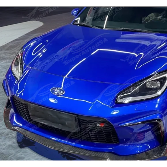 Fits Subaru BRZ 2022-2024 Real Carbon Fiber Front Splitter Lip Spoiler Lower Bumper (1pc) - Image 3