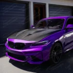 For 16-21 BMW M2 F87 GTS Style Real Carbon Fiber Front Vented Hood Cover - Image 2