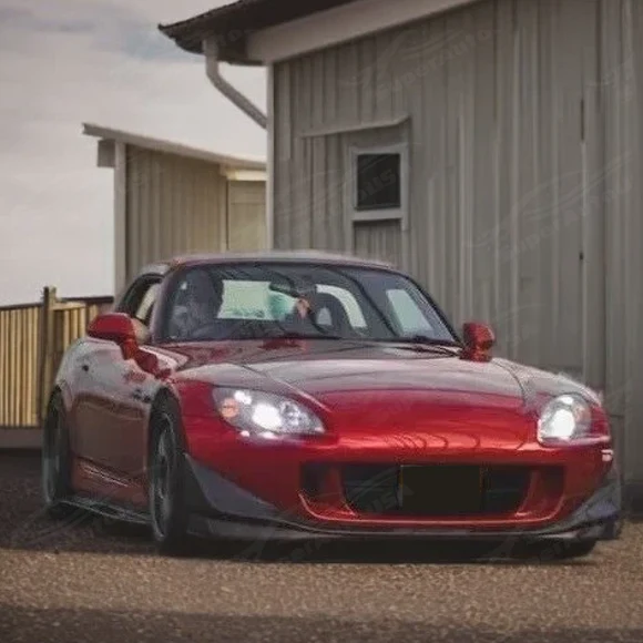 Fits Honda S2000 AP2 2004-2009 Real Carbon Fiber Front Splitter Lip Spoiler Lower Bumper - Image 8