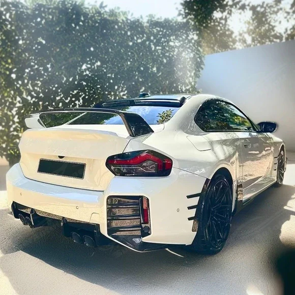 High Kick Rear Trunk Lip Spoiler Wing Fits 2023-2025 BMW M2 G87 - Image 7