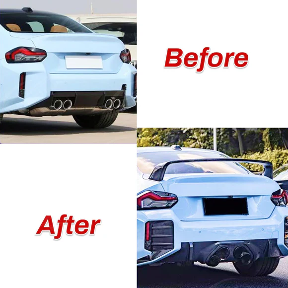 High Kick Rear Trunk Lip Spoiler Wing Fits 2023-2025 BMW M2 G87 - Image 8