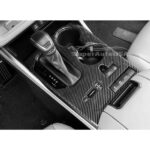 Fits 2020-2025 Toyota Highlander Gear Box Shift Cup Holder Cover (Carbon Fiber Print) - Image 10