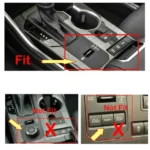 Fits 2020-2025 Toyota Highlander Gear Box Shift Cup Holder Cover (Carbon Fiber Print) - Image 5