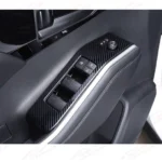 Fit 2020-2024 Toyota Highlander Interior Window Switch Panel Trim (Carbon Fiber Print) - Image 3