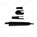 Fits 2020-2022 Toyota Highlander Rear Window Rain Wiper Decorative Cover Trim (Carbon Fiber Print) - Image 5