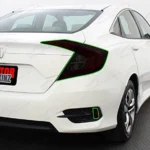 Fits 2016-2021 Honda Civic Sedan Taillights Light Left Right Covers Reflectors - Image 3
