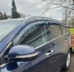Dark Smoked Rain Sun Wind Guard Vent Deflectors Fit Honda CR-V 2017-2023 - Image 6