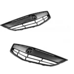 For 2013-2015 Acura ILX Front Bumper Upper Grille Assembly (Painted Matte Black) - Image 2