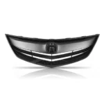 For 2013-2015 Acura ILX Front Bumper Upper Grille Assembly (Painted Matte Black) - Image 3