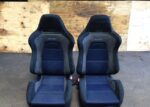JDM MITSUBISHI LANCER EVOLUTION OEM RECARO SEATS CT9A EVO 8 PAIR - Image 2