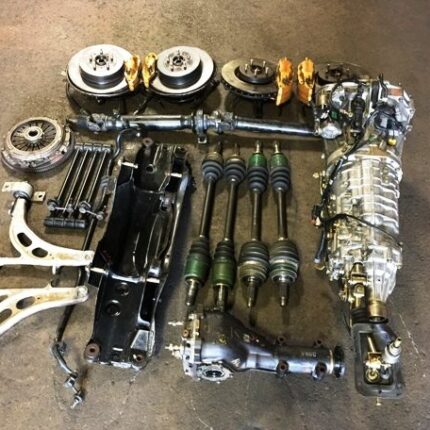USED JDM SUBARU WRX STI 6 SPEED TRANSMISSION DCCD STI VERSION 8 TY856WB3KA OEM TRANSMISSION BREMBO KIT