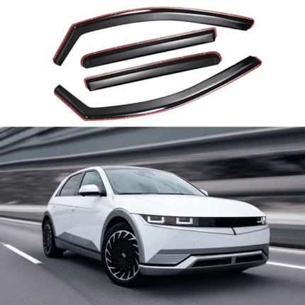Fits 2020-2025 Hyundai IONIQ5 In-Channel Window Visors Rain Sun Guards