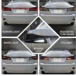 Fits 2006-2012 Lexus IS250 350 Full LED Tail Lights Sequential Assembly - Image 6
