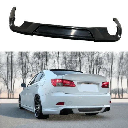 For 2006-2013 Lexus IS250 IS350 PU 1Pc Rear Bumper Diffuser