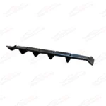 Fits 2013-20 Lexus IS300 IS350 Shark Curved Gloss Black Rear Bumper Diffuser - Image 4