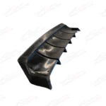 Fits 2013-20 Lexus IS300 IS350 Shark Curved Gloss Black Rear Bumper Diffuser - Image 2