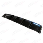 Fits 2013-20 Lexus IS300 IS350 Shark Curved Gloss Black Rear Bumper Diffuser - Image 10