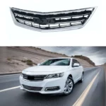 Fits Chevrolet Impala 2014-2020 Chrome Trim Upper Front Bumper Grille 1Pc