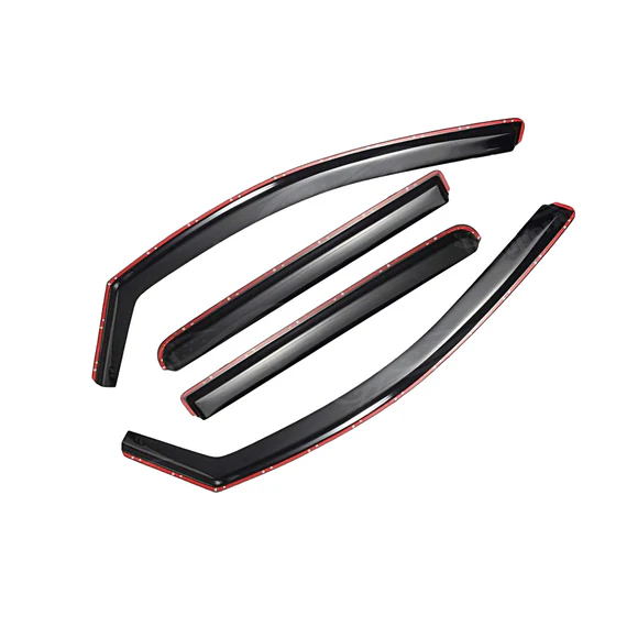In-Channel Rain Guard Side Window Visor Vent Deflectors For Subaru Impreza 2017-2025 - Image 4