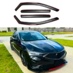 Fit 2016-2022 Acura ILX In-Channel Rain Guard Side Window Visor Vent Deflectors