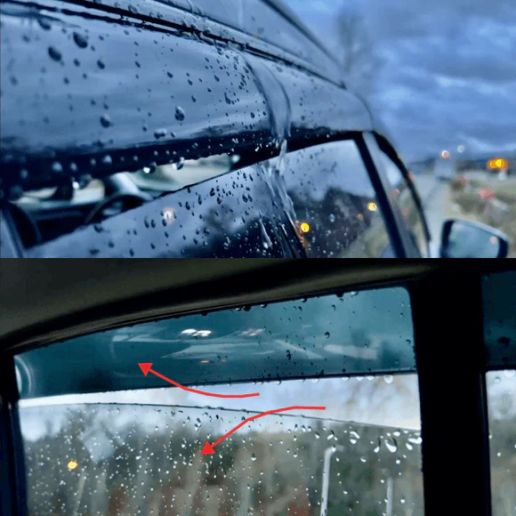 In-Channel Rain Guards Window Visors Vent Deflectors For 2014-2024 Infiniti QX80 - Image 4