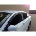 Fits 2009-2014 Acura TSX 3D Mugen Style Window Visors & Rear Roof Spoiler - Image 3
