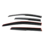 Fits 2009-2014 Acura TSX 3D Mugen Style Window Visors & Rear Roof Spoiler - Image 2