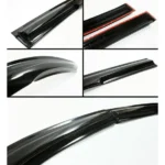 Fits 2014-2018 Mazda3 3D Mugen Style Window Visors & Rear Roof Spoiler - Image 14
