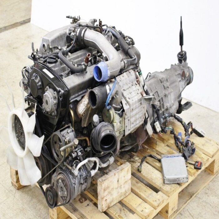 JDM RB25 RB25DET MOTOR 2.5L TURBO ENGINE SKYLINE GTS-T R33 5 SPEED MT TRANS - Image 1