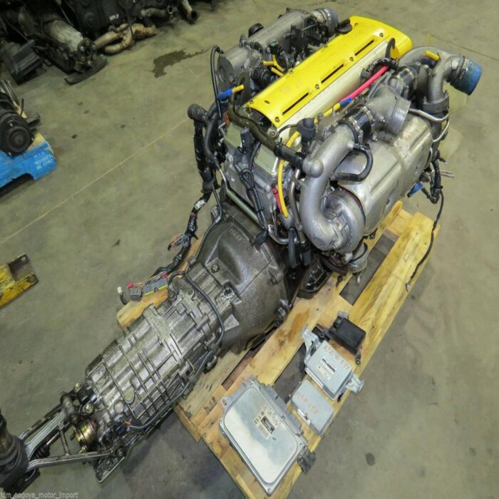 JDM Supra 2JZGTE Twin Turbo Engine 6 Speed V161 Getrag, OS GIKEN PushType - Image 1