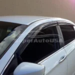 Fit 2009-2014 Acura TSX 3D Mugen Style Vent Window Visors Rain Sun Wind Guards Shade Deflectors - Image 3