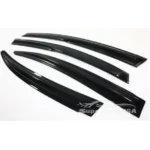 Fit 2020-2024 Toyota Corolla 3D Mugen Style Vent Window Visors Rain Sun Wind Guards Shade Deflectors - Image 6