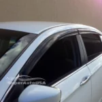 Fit 2020-2024 Toyota Corolla 3D Mugen Style Vent Window Visors Rain Sun Wind Guards Shade Deflectors - Image 4