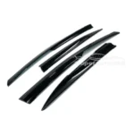 Fit 2020-2024 Toyota Corolla 3D Mugen Style Vent Window Visors Rain Sun Wind Guards Shade Deflectors - Image 2